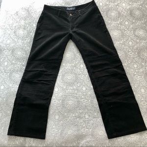 Earl Jean Black Corduroy Pants Size 30